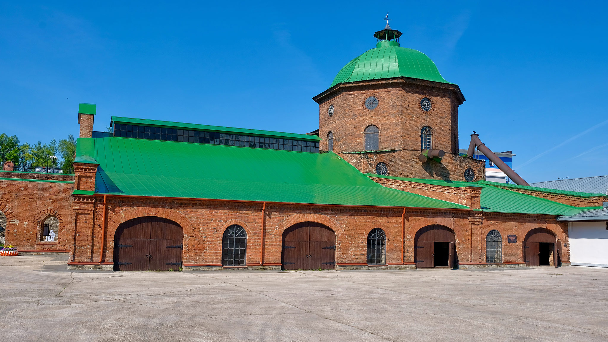 Северская доменная печь с литейным двором 1860 год. Полевской (Severskaya Blast Furnace Museum, Polevskoy)